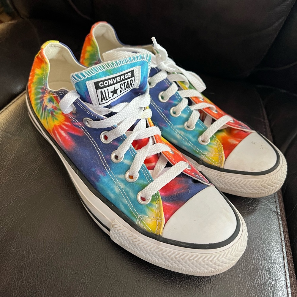 Converse All Stars Rainbow Tie Dyed low sz 9